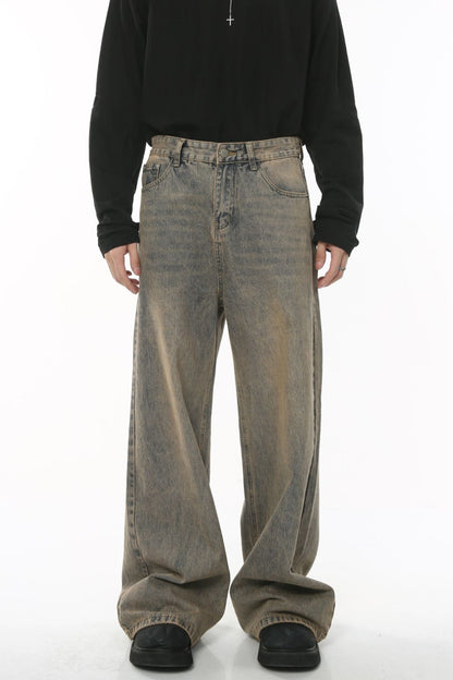 Wide Leg Jeans with Pockets
