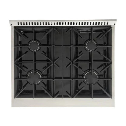 Kucht 30” Pro-Style Kitchen Dual Fuel Range - KDF302/LP-LB