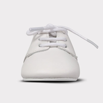 August Girls Crib Lace-Up Shoe