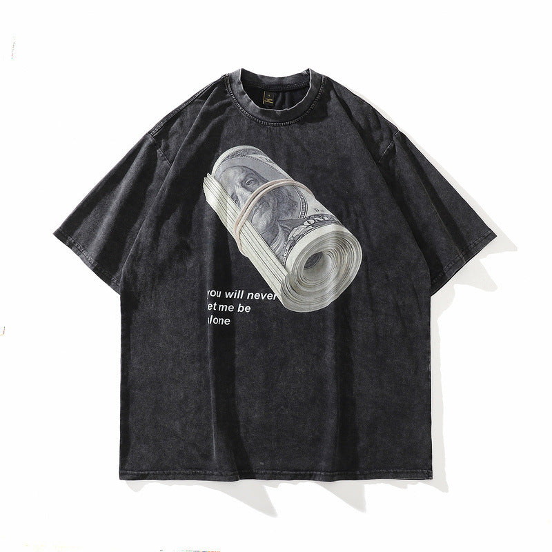 Vintage Streetwear Graffiti T-Shirt for Men