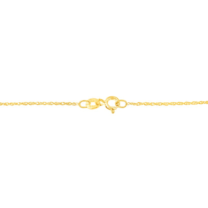 14K Yellow Gold Plated .925 Sterling Silver 1.00 Cttw Baguette Diamond Composite Open Heart 18" Inch Pendant Necklace (I-J Color, I1-I2 Clarity)