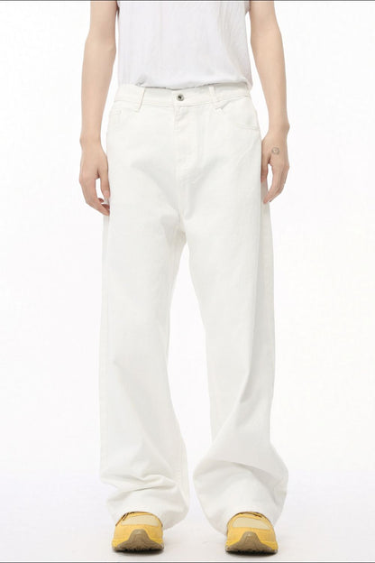Wide Leg Jeans with Pockets