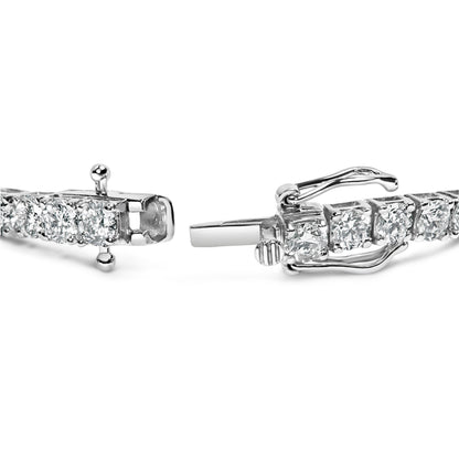 14K White Gold 2.00 Cttw Prong Set Lab Grown Round Diamond Classic Tennis Bracelet (F-G Color, VS2-SI1 Clarity) - 7.25"