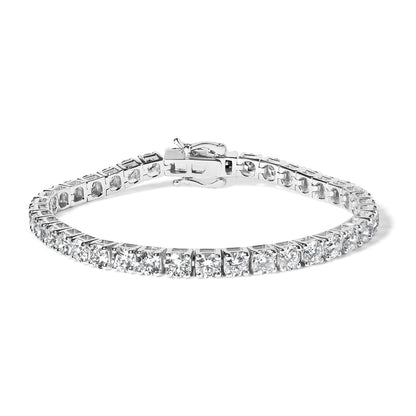 14K White Gold 2.00 Cttw Prong Set Lab Grown Round Diamond Classic Tennis Bracelet (F-G Color, VS2-SI1 Clarity) - 7.25"