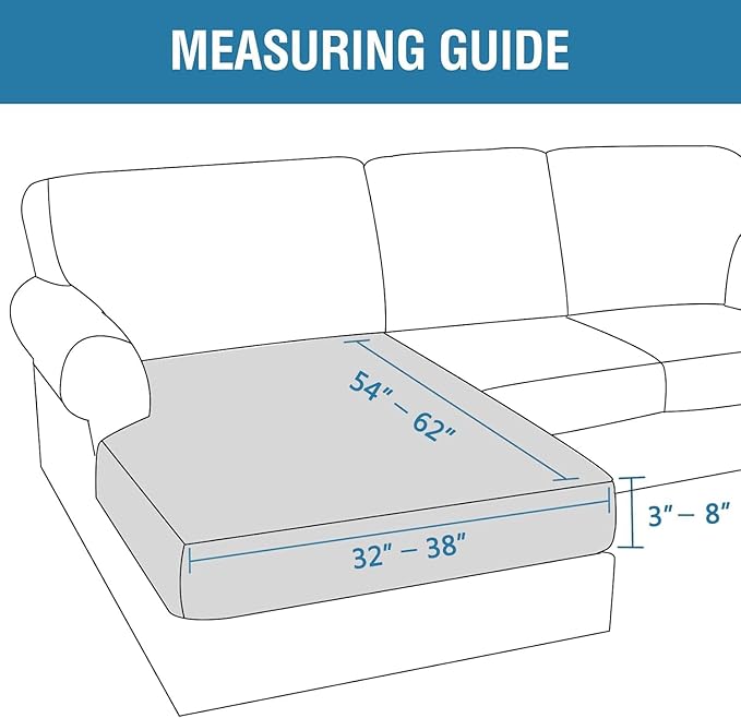 H.VERSAILTEX Velvet Stretch Individual Chaise Cover Sectional Couch Covers for L Shaped Sofa Both Left/Right Furniture Protector Seat Cushion Sofa Cover (1 Piece Chaise Cover, Burnt Brick)