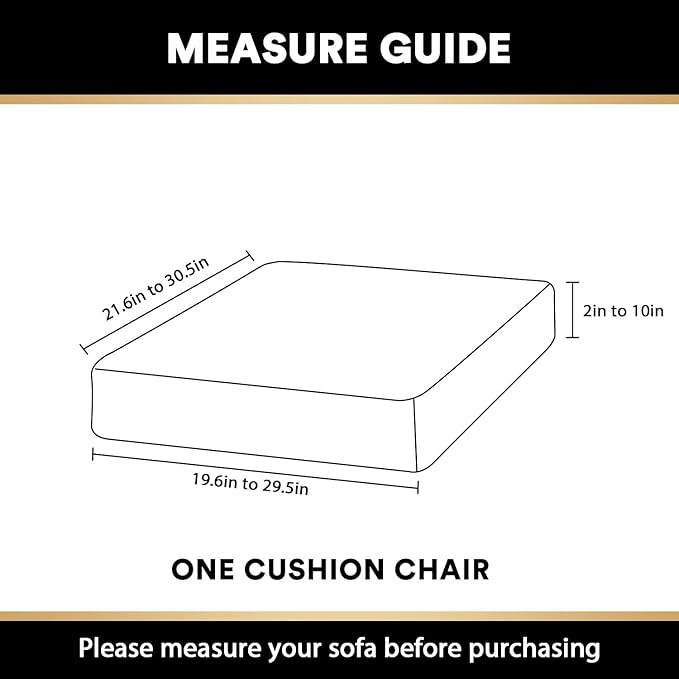 PrinceDeco Stretch Velvet Couch Cushion Cover,Soft Cushion Slipcover for Chair Cushion Furniture Protector Seat Cushion Sofa Cover Width Up to 29.5", Burgundy