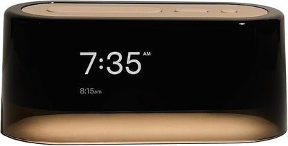 Loftie Alarm Clock with Sound Machine – Smart Alarm Clock with Light, White Noise, Bluetooth Speaker, Night Light Sound Machine, 100+ Sounds, Blackout Mode, No WiFi Mode, Optional Subscription - Peach