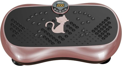 KRYLIX Vibration Plate Machine Exercise Platform for Whole Body Vibration Workout Weight Loss Lymphatic Drainage Fitness Platform Exercise Machine Vibrating Platform for Women Men