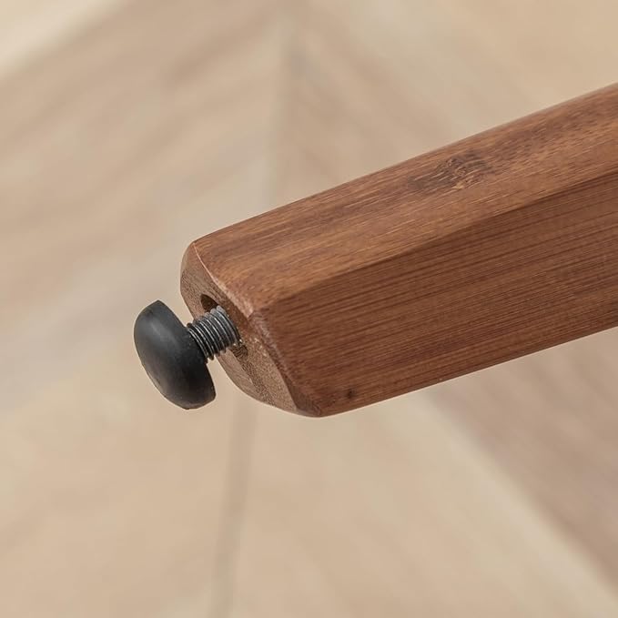 LUNLING Swivel Dining Chairs, Mid Century Modern Black Faux Leather Kitchen Chairs with Arms,Bamboo Legs Side Chairs No Wheels,Accent Chair for Dining Rooms and Offices,1PCS