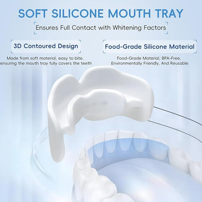 Teeth Whitening Gel- 30ml Formulated for Sensitive Teeth | Plus Food-Grade Silicone Mouth Tray | Dentist Developed