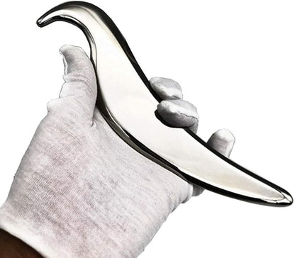 Gua sha Tool gua sha Stainless Steel iastm Tool Gussha Massage Tool Muscle Scraping Tool for Soft Tissue Therapy and Reduce Arms,Back, Legs, Neck Muscle Pain(DN)………