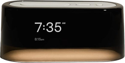 Loftie Alarm Clock with Sound Machine – Smart Alarm Clock with Light, White Noise, Bluetooth Speaker, Night Light Sound Machine, 100+ Sounds, Blackout Mode, No WiFi Mode, Optional Subscription - White