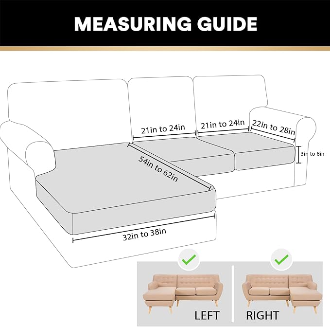 PrinceDeco Sectional Couch Covers 3 Pieces Velvet Sofa Covers L Shape Soft Couch Covers for Sectional Sofa Corner Sofa Cover Couch Cover for Dogs Washable (2 Seater + 1 Chaise,Navy)