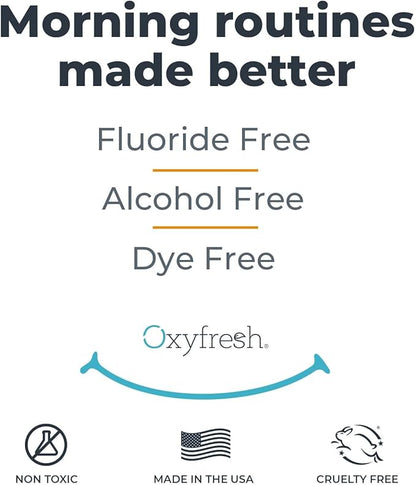 Oxyfresh Premium Pro Formula Fresh Mint Mouthwash – Patented Zinc Mouthrinse for All Day Fresh Breath & Healthy Gums – Refreshing & Alcohol Free Mouthwash | 16oz