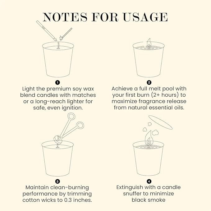 M&SENSE Natural Soy Candle| Linen Breeze | 16.6 oz, 95H Burn | Minimalist Scented Candle for Relaxation, Gifting, Home Décor | for Bedroom, Office, Party Large