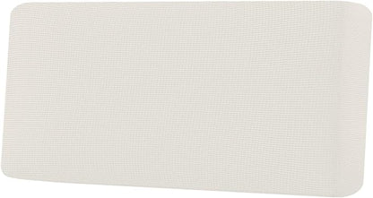 H.VERSAILTEX Super Stretch Individual Seat Cushion Covers Sofa Covers Couch Cushion Covers Slipcover Sets Thick Jacquard Textured Twill Fabric (1 Piece Sofa Cushion Cover, Porcelain)