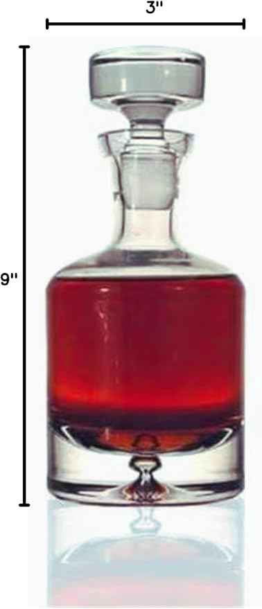 Ravenscroft Crystal Taylor Double Old Fashioned Decanter Set, 34 oz, Clear
