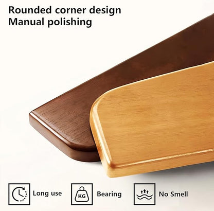 Wall Mounted Piano Key Hanger | Flip Style Hook | Entrance Wall Art Hook, Made of Oak Wood (3 Times Painted, 4 Times Polished) (Tray Beech, 4Hooks)