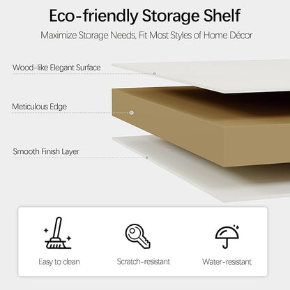 70-Inch Tall White Bookcase, 5 Tiers Shelves Open Storage Bookshelf, 33 in Wide Anti Tipping Indoor Furniture, Book Cases for Home Library Office Bedroom School