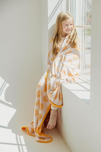 Copper Pearl Jumbo 3-Layer Blanket: Soft Quilt for Boys and Girls | Breathable, Cozy, Toddler Blanket | Newborn Baby Quilt | 46x46 Premium Polyester/Rayon | Cutie