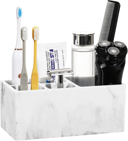 Luxspire Toothbrush Holder, Ink White