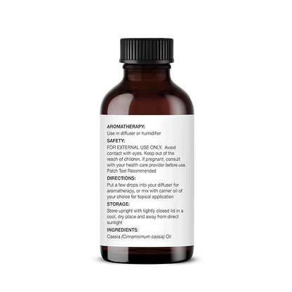Majestic Pure Cassia Essential Oil with Glass Dropper - 1 Fl Oz - 100% Pure and Natural Cassia Oil - Premium Grade Essential Oils for Diffuser, Aromatherapy, Soap and Candle Making