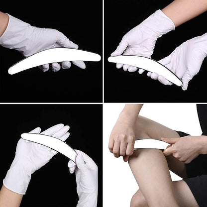 4 in 1 Stainless Steel Gua Sha Muscle Scraper Tool, Professional IASTM Physical Therapy Tool Set for Massage and Scraping