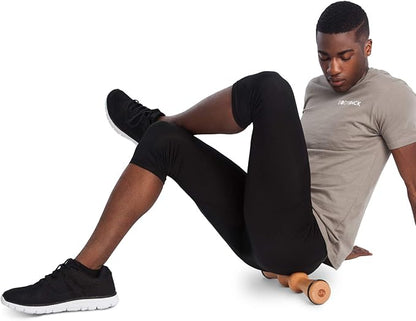Body Back Wood Back Roller, Spine Stretcher & Aligner, Ma Roller, Back Cracker for Back Pain Relief and Muscle Recovery, Manual Back Massager, Wood Therapy Massage Tool (15 inch)