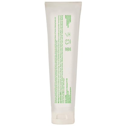 Desert Essence Tea Tree Oil & Fennel Toothpaste, 6.25 oz - Fluoride Free, Gluten Free, Vegan, Non-GMO - Oral Care with Baking Soda & Sea Salt for Healthy Teeth & Gums, Fresh Breath