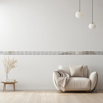 15 Pcs DIY Geometric Shape Acrylic Decorative Mirror Stickers Removable Adhesive Wall Mirror Décor for Living Room Home Background (Silver，3.15 * 7.87inches)