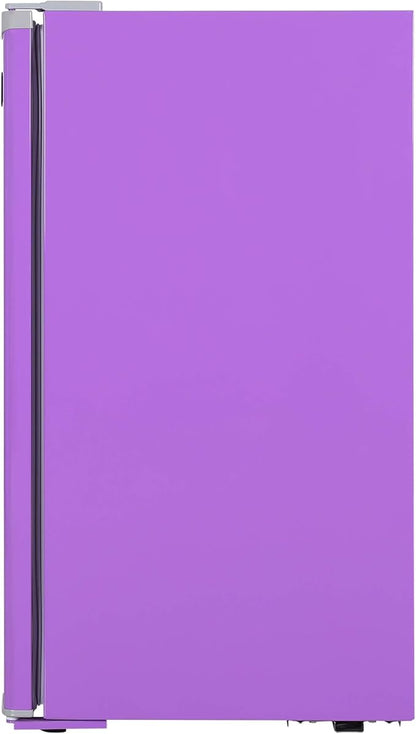 RCA RFR321-PURPLE 3.2 Cu Ft Compact Fridge, Mini Refrigerator, Purple