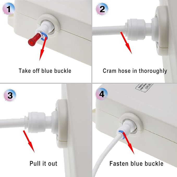 Drinking Water Dispenser Pump System Bottle Water Dispenser 5 Gallon 40PSI for Refrigerator Ice Maker Faucet Coffee/Tea Maker Single Inlet