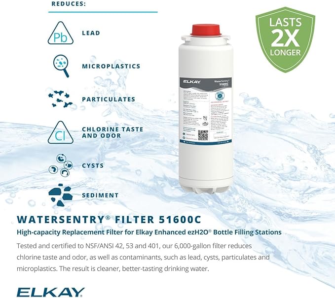 Elkay LZS8WSSP Enhanced Bottle Filler & Single ADA Cooler Refrigerated Stainless High Capacity Lead Drop Down Wrapper