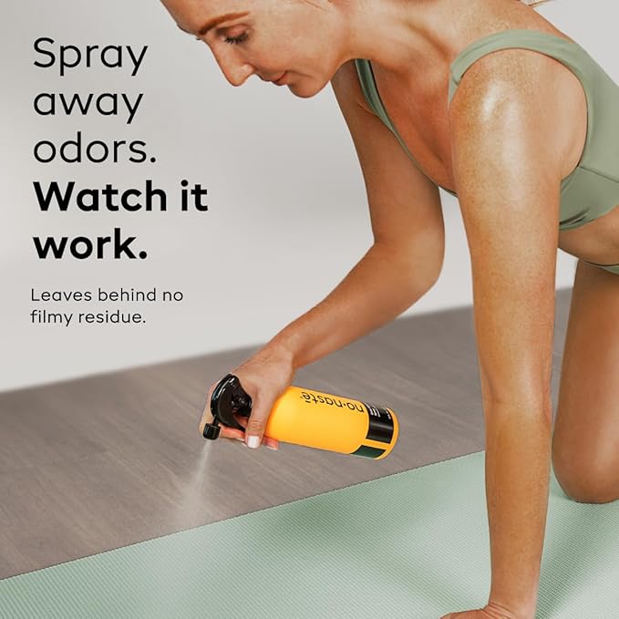 Nonaste Odor Eliminating Spray - 16 Fl Oz (Pack of 1) - Shoe & Yoga Mat Spray, Boxing Glove Deodorizer, Gym Bag Deodorizer, Fabric Odor Eliminator - No Washing Needed