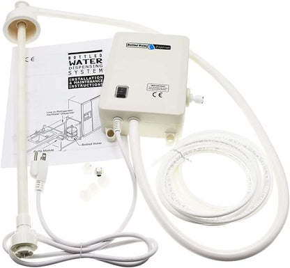 Bottle Water Dispenser Pump System Self-Priming 110V AC US Plug Drinking Water Pump Single Tube Food Grade Suitable for Coffee/Tea Maker, Water Dispenser, Refrigerator, Ice Maker