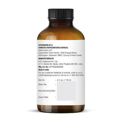 Majestic Pure Tea Tree Essential Oil with Glass Dropper - Huge 4 Fl Oz - 100% Pure and Natural Tea Tree Oil - Premium Grade Essential Oils for Diffuser, Aromatherapy, Soap and Candle Making