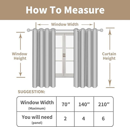 LAMIT Linen Curtains 95 inch for Living Room, Soft Thick Light Filtering Boho Window Textured Neutral Drapes Bronze Grommet for Bedroom Farmhouse, 2 Panels Set 52 x 95 Inch, Beige