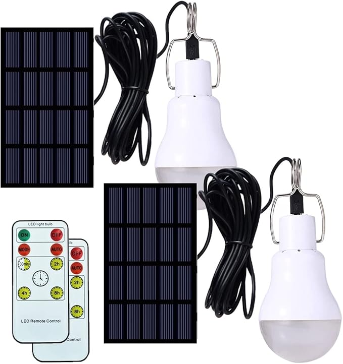 Solar Light Bulb Portable 350LM Solar Powered Camping Light Led Lantern Outdoor for Lamp Light Hiking Fishing Tent Indoor Shed Chicken Coop Hurricane Emergency with USB Chargeable