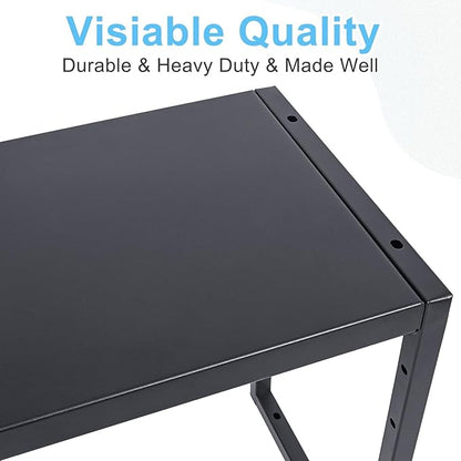 Expandable Metal Storage Shelves,110LBS Heavy Duty Shelving Units and Storage For Small Appliance, Adjustable Metal Storage Shelf Rack For kitchen Cabinet Closet Pantry Warehouse Garage,Patent Pending