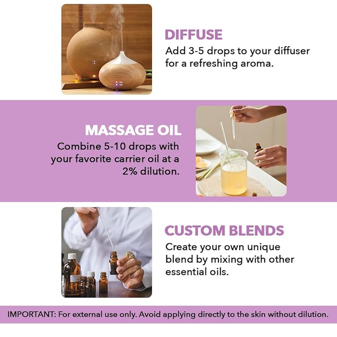 Majestic Pure Lavender Essential Oil with Glass Dropper - 1 Fl Oz - 100% Pure and Natural Lavender Oil - Premium Grade Essential Oils for Diffuser, Aromatherapy, Soap and Candle Making