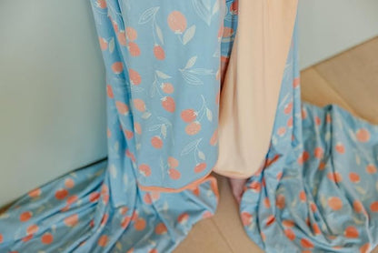 Copper Pearl Jumbo 3-Layer Baby Blanket: Soft Baby Quilts for Boys and Girls | Breathable, Cozy, Toddler Blanket | Baby Quilt for Newborns | 46x46 Premium Polyester/Rayon | Clementine
