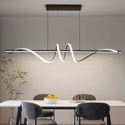 Modern Chandelier, Dimmable LED Pendant Light, Ring Chandelier for Living Room, Dining Room, Kitchen, Bedroom