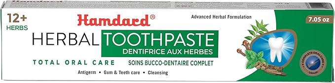 Hamdard 12 Herbs Miswak Total Oral Care Toothpaste 200g (Pack of 2)