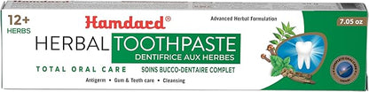 Hamdard 12 Herbs Miswak Total Oral Care Toothpaste 200g (Pack of 2)