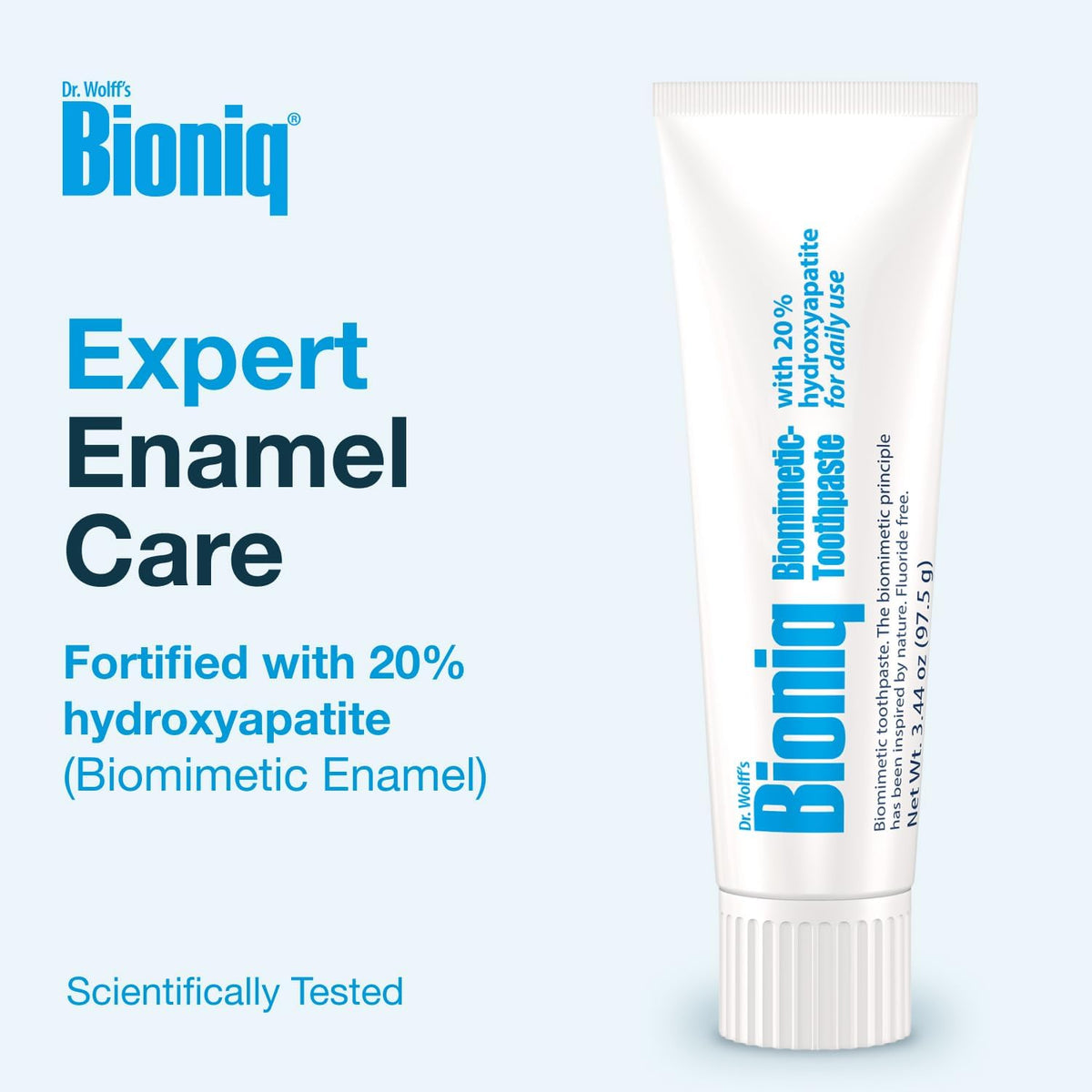 Bioniq Plus Biomimetic Toothpaste with 20 Percent Hydroxyapatite for Teeth and Gums I Clinically Tested I 3.44 oz