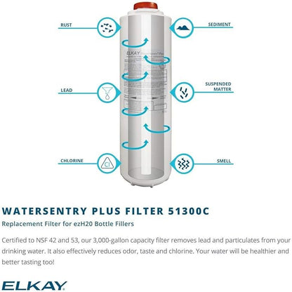 Elkay LZO8WSLK EZH2O Bottle Filling Station and Cooler, Light Gray Granite