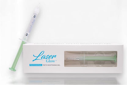 LaserGlow 35% Hydrogen Peroxide Teeth Whitening Gel – Professional Dental-Grade Syringe for Rapid in-Office Whitening; Enamel-Safe, Low-Sensitivity Formula for Dentists & Whitening Technicians