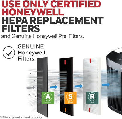 Honeywell Insight 190' Medium-Large Rooms HEPA Air Purifier Black