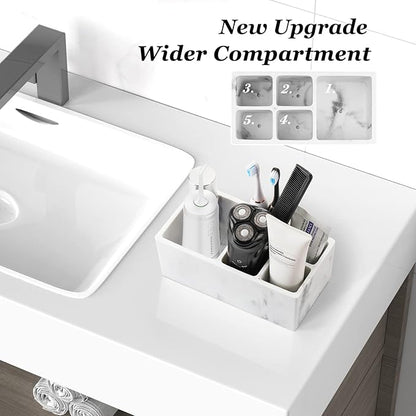 Luxspire Toothbrush Holder, Ink White