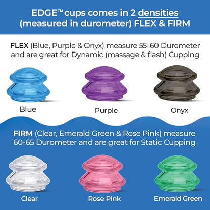 Silicone Cupping Therapy Set Professional Massage Cupping Cups for Cupping Therapy 4 Cup Kit for Massage, Myofascial Release, Cellulite Reduction (Lure Green)